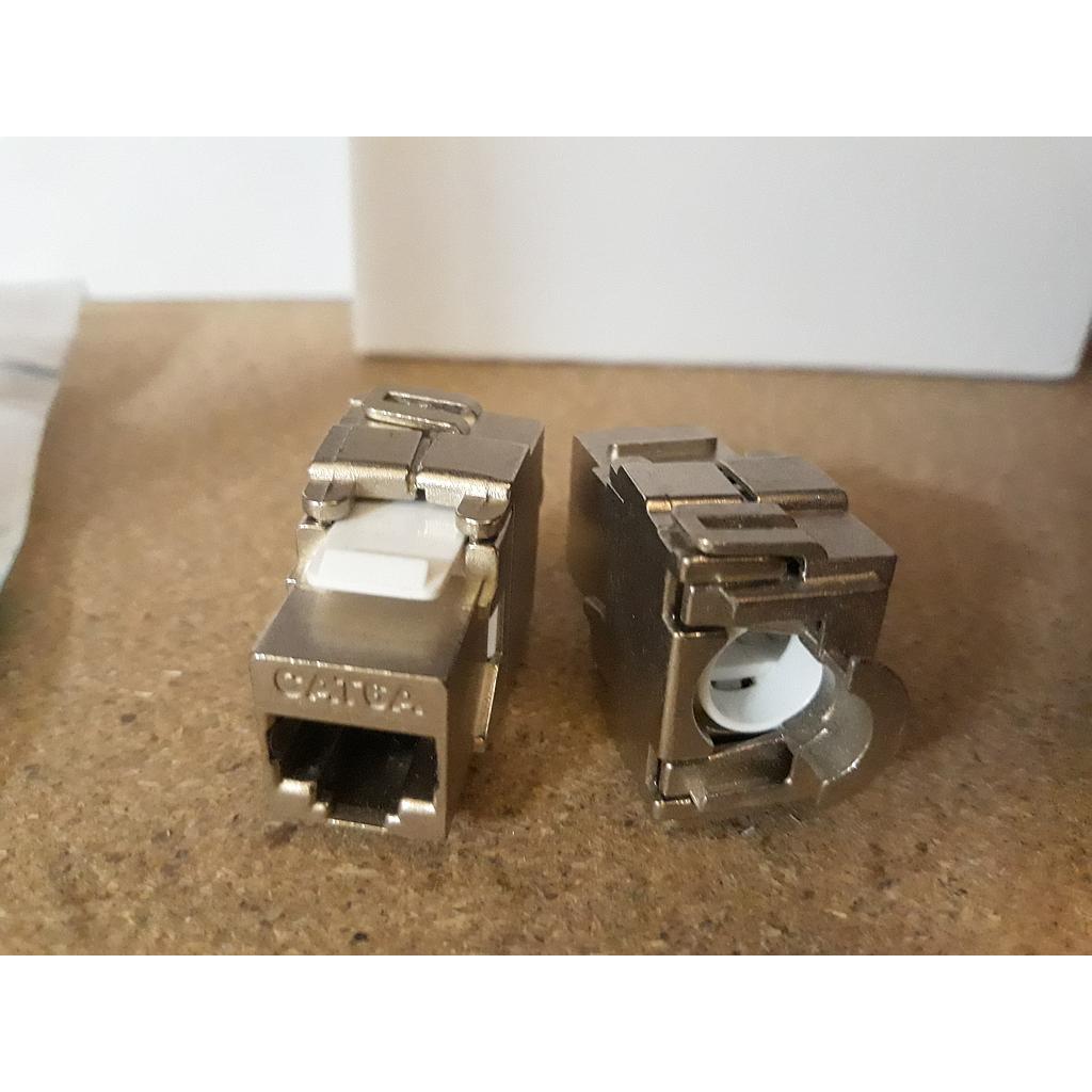 Keystone clickable connector high quality Cat.6A voor patchpaneel